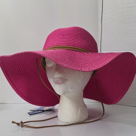 Banana Boat Accessories - Banana Boat Women's Pink Wide Brim Sun Hat, NWT